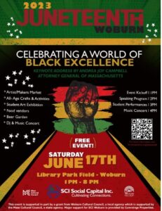 juneteenth 2023 woburn massachusetts