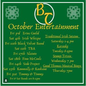 oct bunratty tavern reading ma